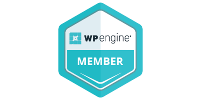 WP Engine member logo.